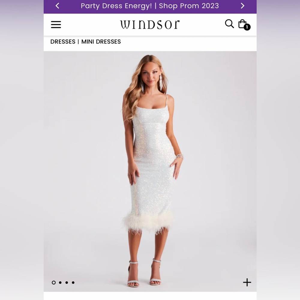 Brand new sequence dress, never worn just tried on. Beautiful dress.